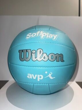 Wilson SoftPlay AVP Beach Volleyball in Light Blue